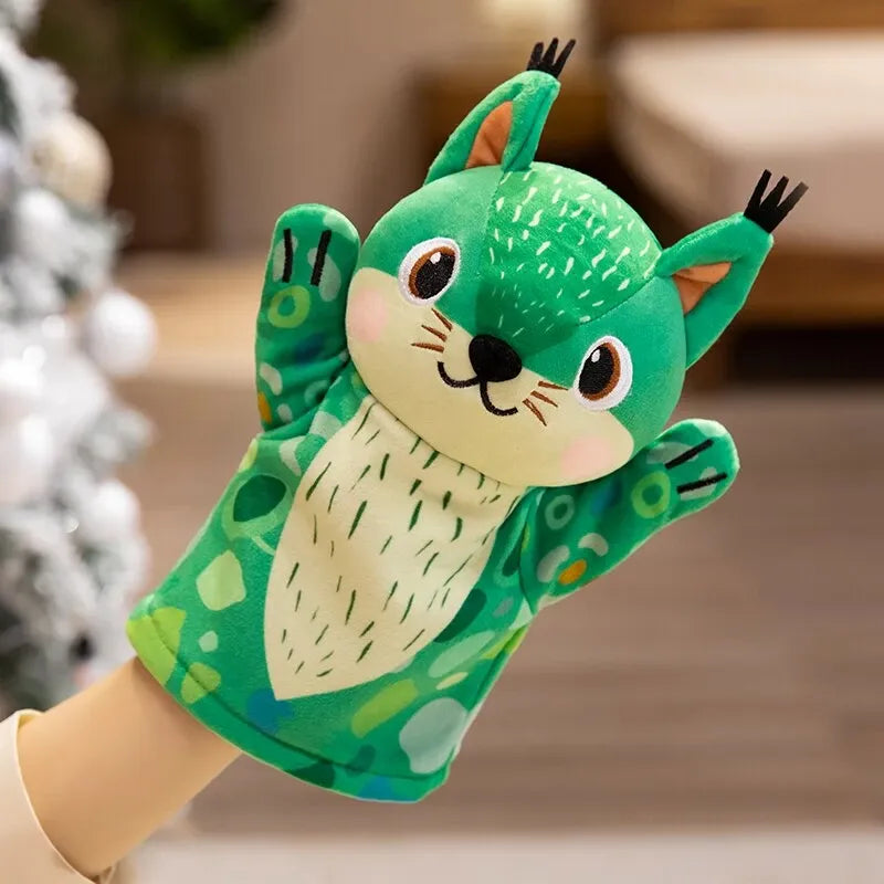 Plush Animal Hand Puppets for Pretend Play