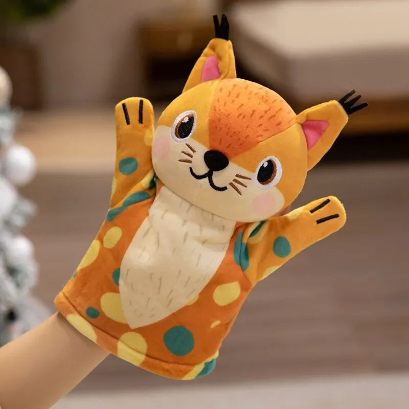 Plush Animal Hand Puppets for Pretend Play