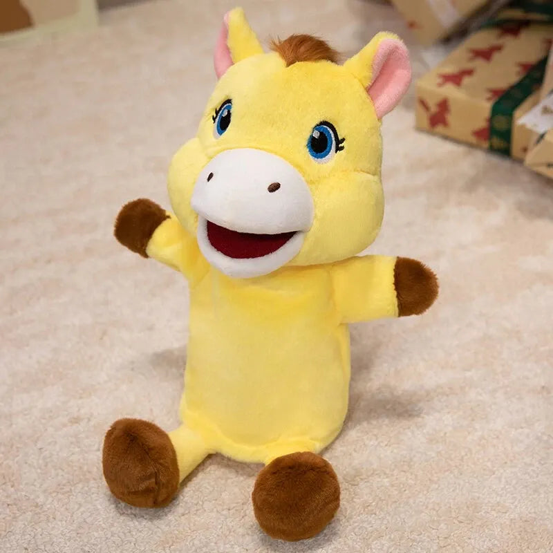 Plush Animal Hand Puppets for Pretend Play