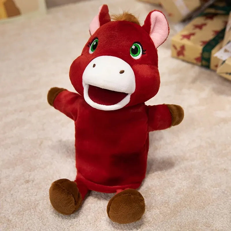 Plush Animal Hand Puppets for Pretend Play