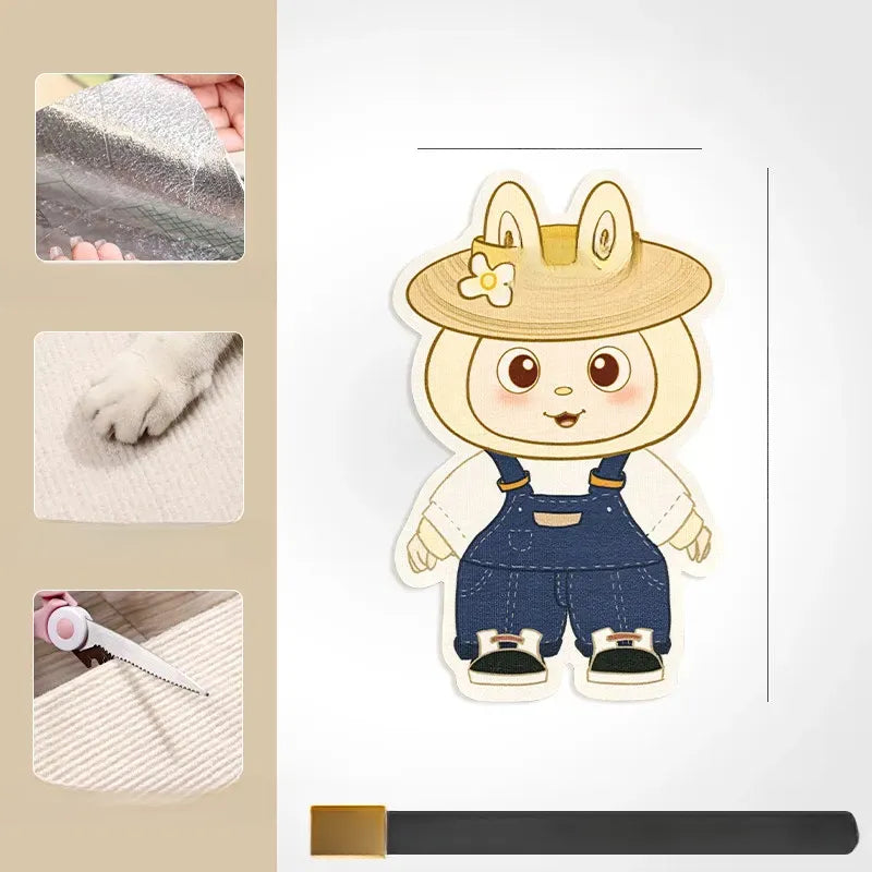 Self-Adhesive Wall Cat Scratcher Pad