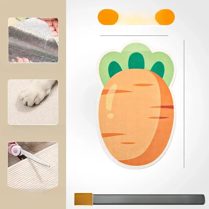 Self-Adhesive Wall Cat Scratcher Pad