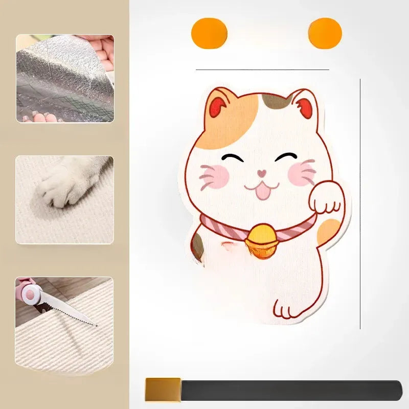 Self-Adhesive Wall Cat Scratcher Pad
