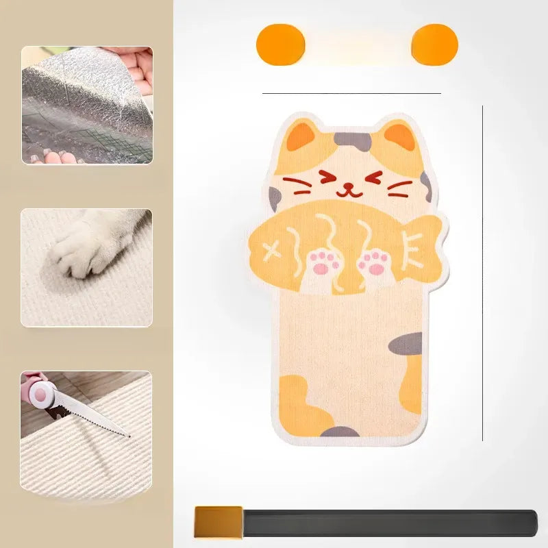 Self-Adhesive Wall Cat Scratcher Pad