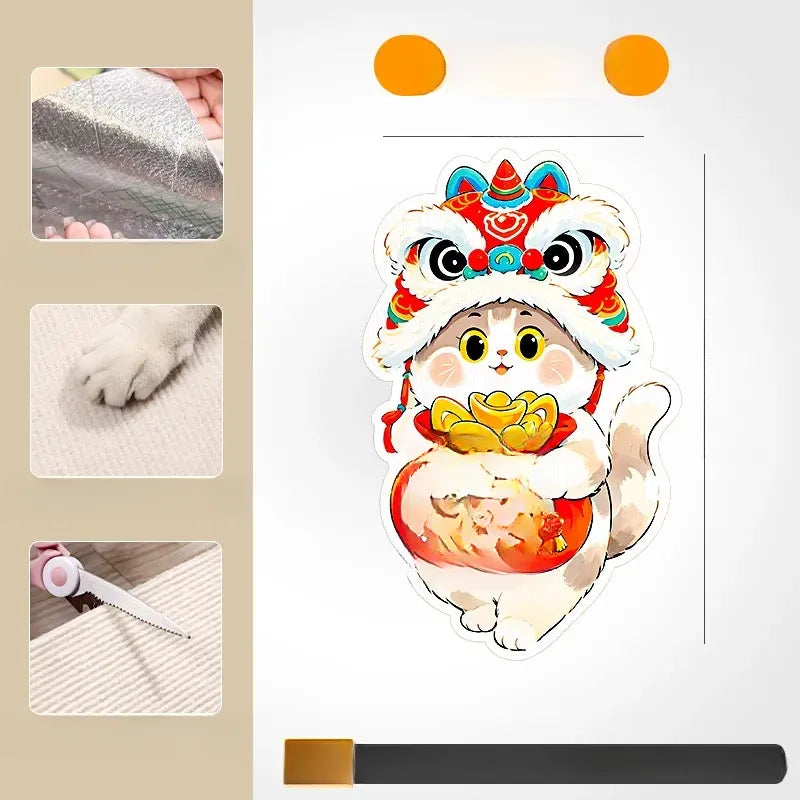 Self-Adhesive Wall Cat Scratcher Pad