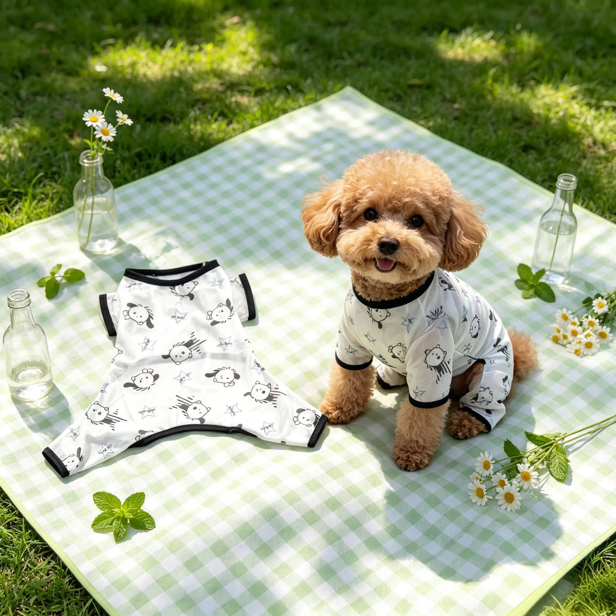 Lightweight Four-Leg Dog Shirt for Summer