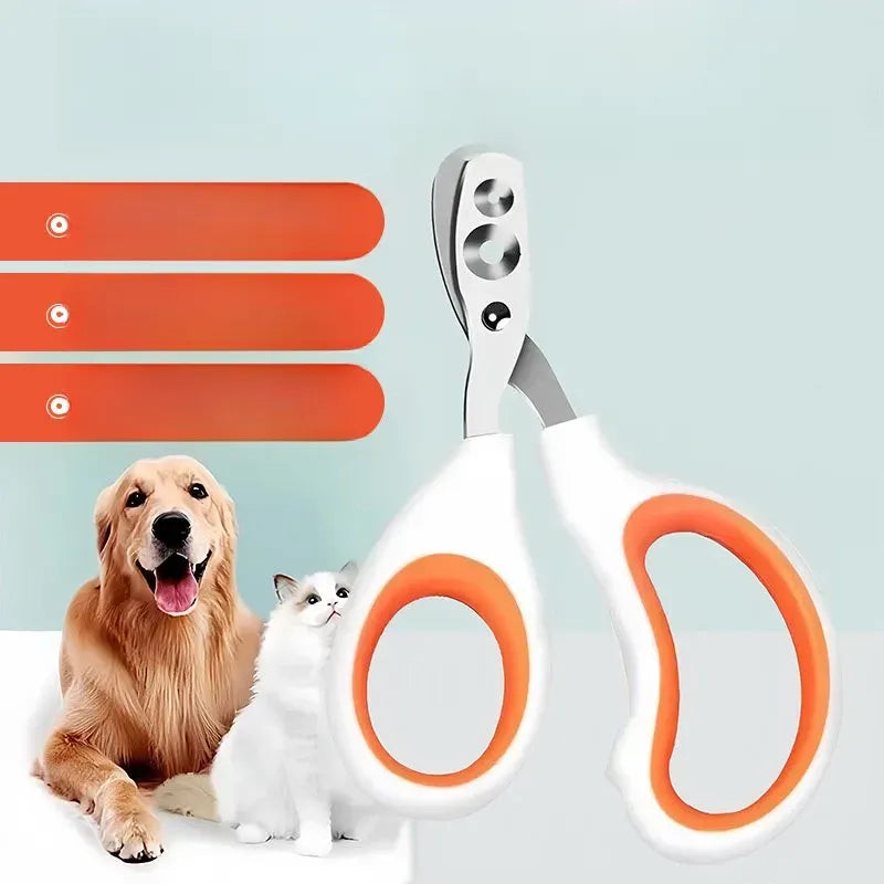 Cat Nail Clippers with Dual-Size Cutting Holes