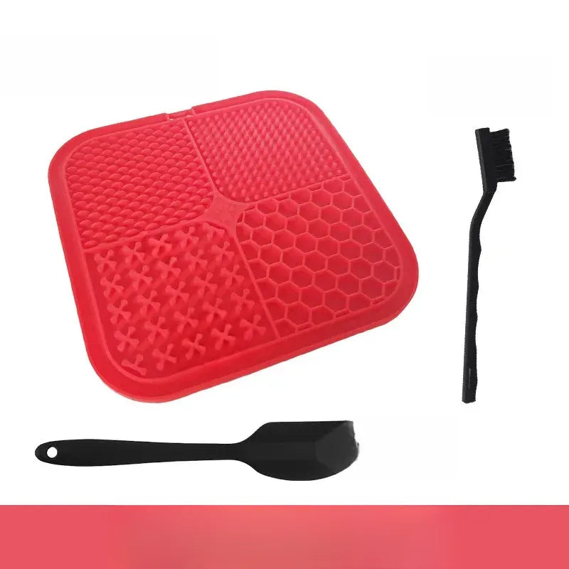Silicone Slow Feeder Lick Mat for Dogs and Cats