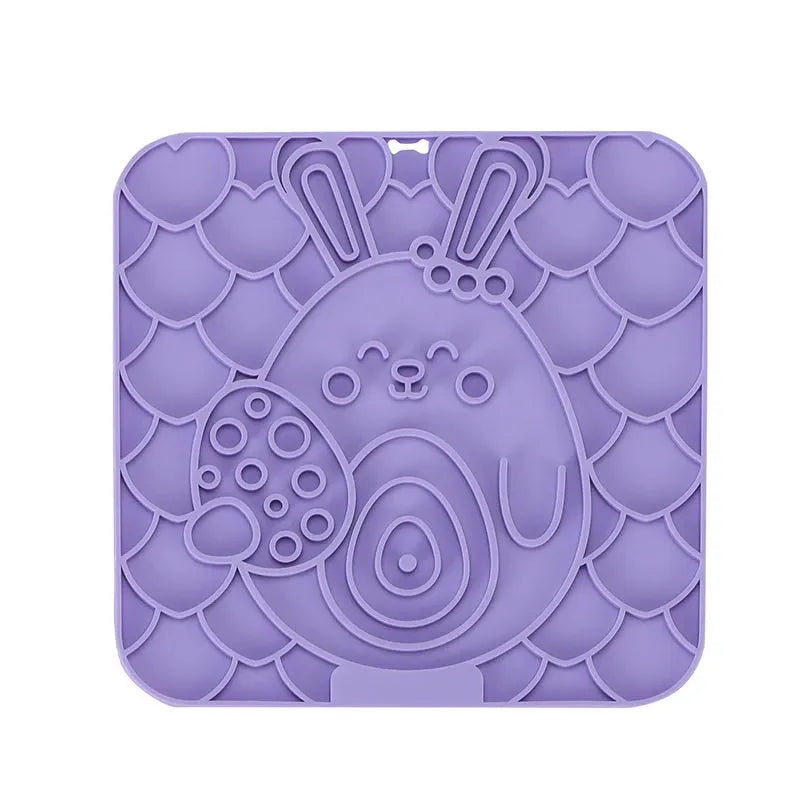 Silicone Slow Feeder Lick Mat for Dogs and Cats
