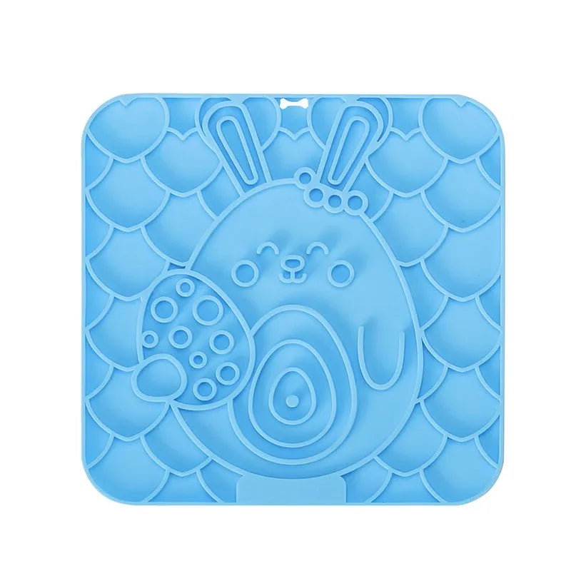 Silicone Slow Feeder Lick Mat for Dogs and Cats
