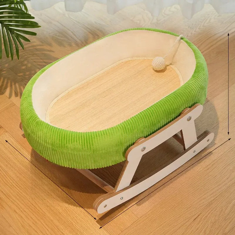 Low-Profile Cat Tree with Sisal Scratching Mat