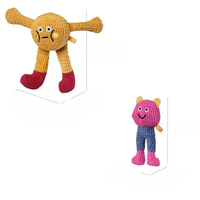 Waffle Plush Cat Toy with Crinkle Sound & Catnip
