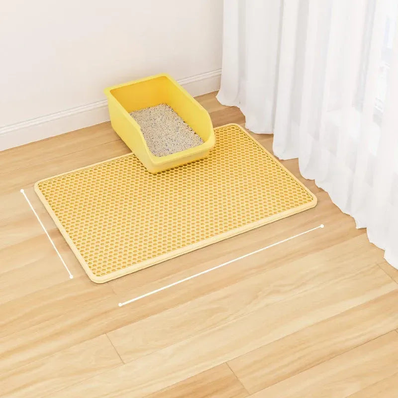 Cat Litter Mat for Catching Loose Litter Around the Box