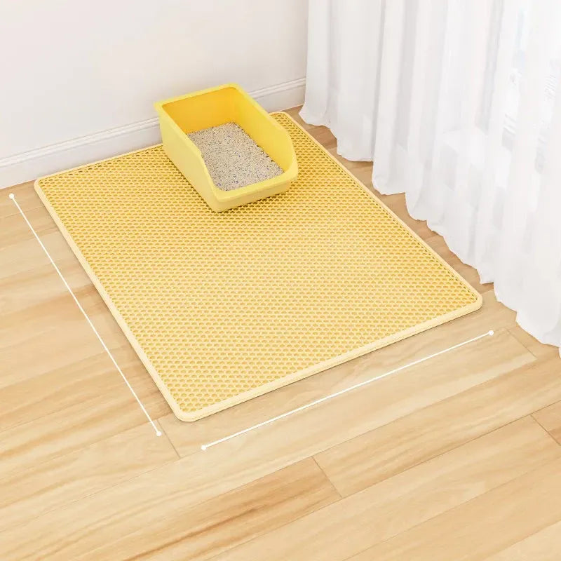 Cat Litter Mat for Catching Loose Litter Around the Box