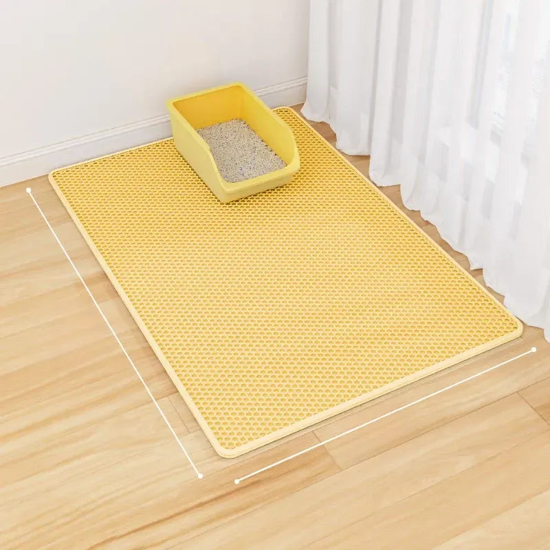 Cat Litter Mat for Catching Loose Litter Around the Box