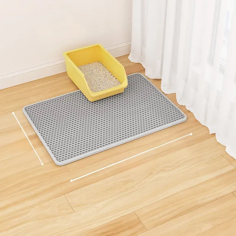 Cat Litter Mat for Catching Loose Litter Around the Box