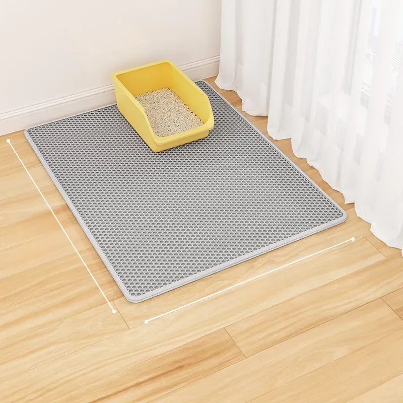 Cat Litter Mat for Catching Loose Litter Around the Box