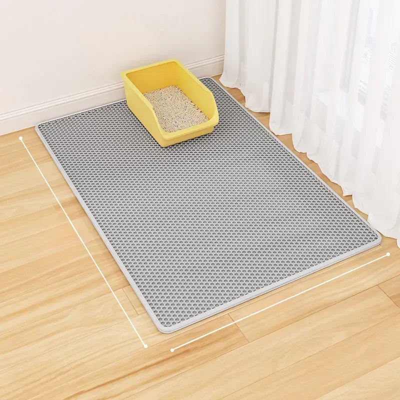 Cat Litter Mat for Catching Loose Litter Around the Box