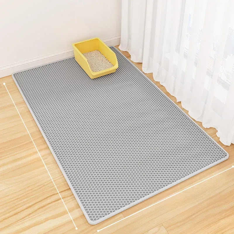 Cat Litter Mat for Catching Loose Litter Around the Box