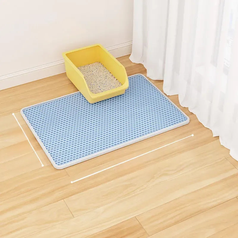 Cat Litter Mat for Catching Loose Litter Around the Box