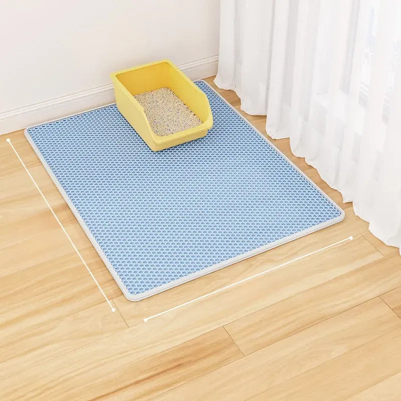 Cat Litter Mat for Catching Loose Litter Around the Box