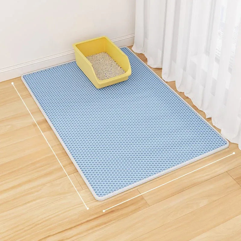 Cat Litter Mat for Catching Loose Litter Around the Box