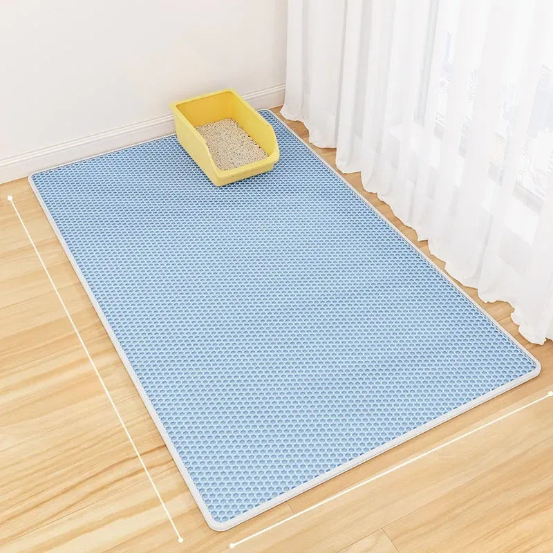 Cat Litter Mat for Catching Loose Litter Around the Box