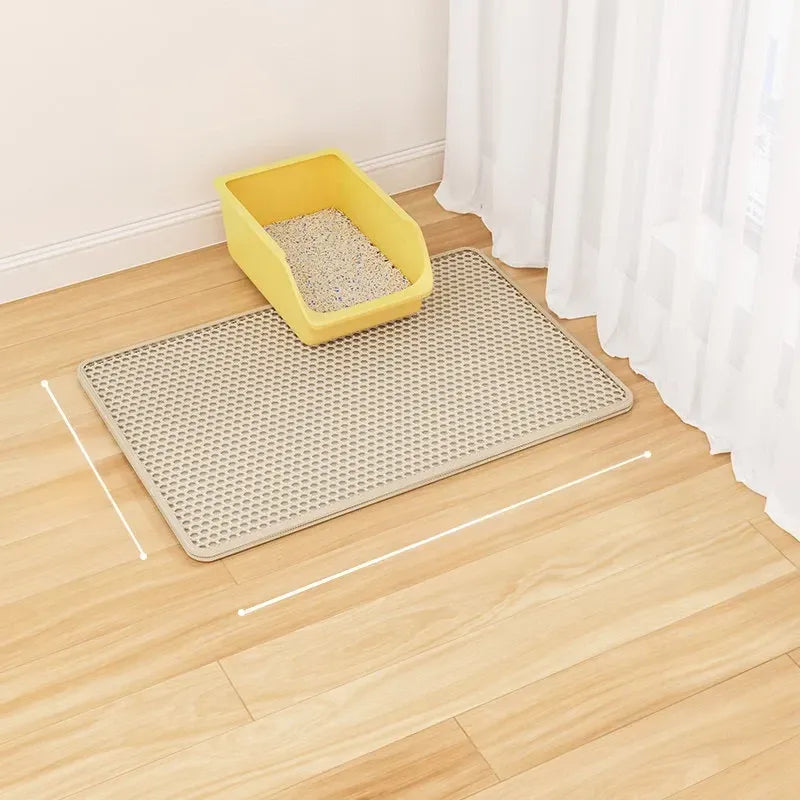 Cat Litter Mat for Catching Loose Litter Around the Box