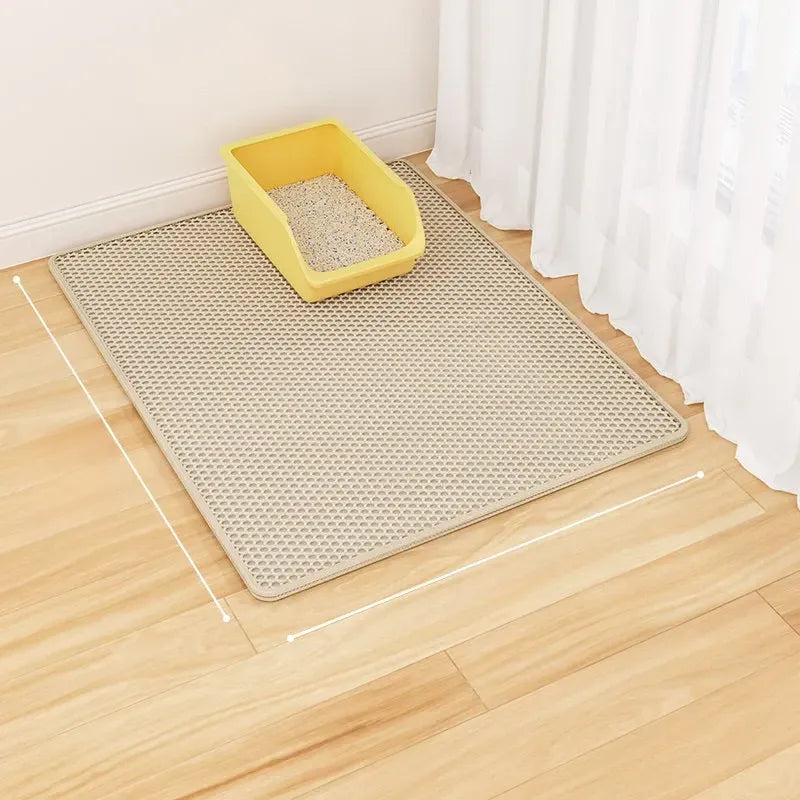 Cat Litter Mat for Catching Loose Litter Around the Box