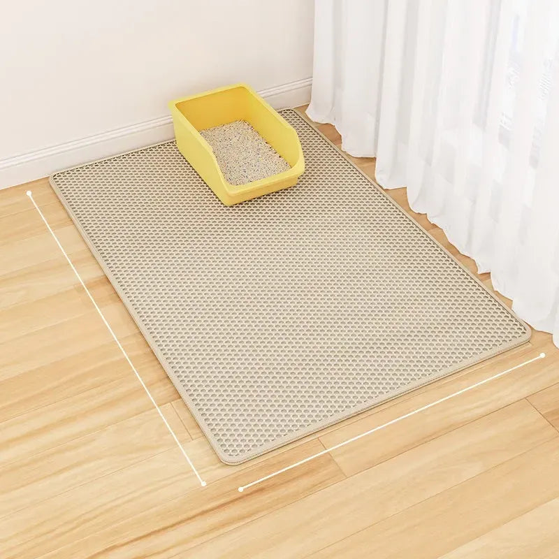 Cat Litter Mat for Catching Loose Litter Around the Box