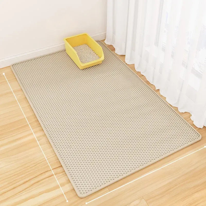 Cat Litter Mat for Catching Loose Litter Around the Box
