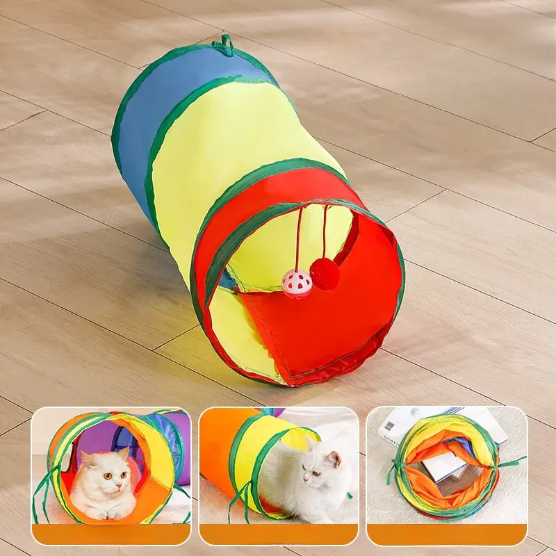 Cat Tunnel Toy for Indoor Play