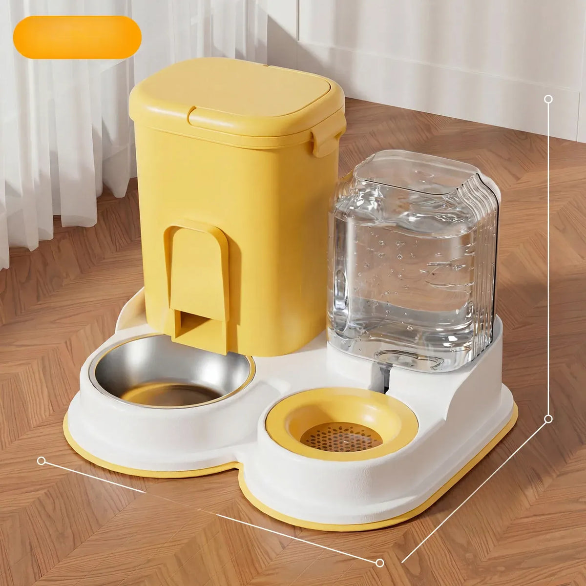 Non-Electric Pet Water Dispenser for Cats and Dogs