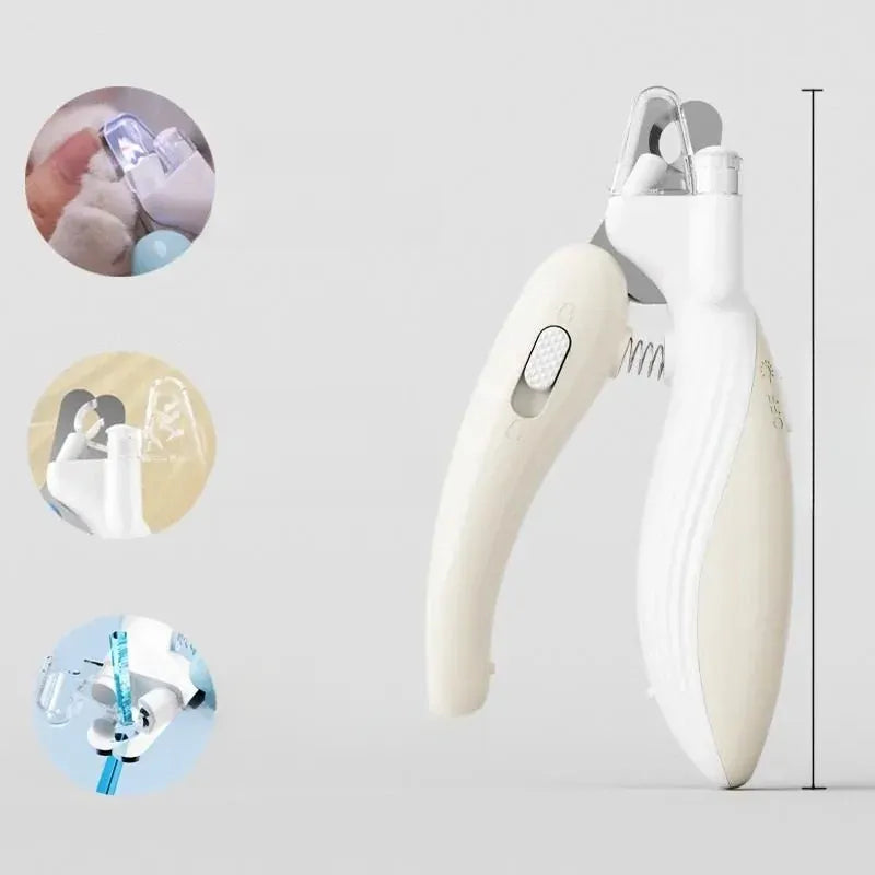 LED Light Pet Nail Clippers for Dogs and Cats