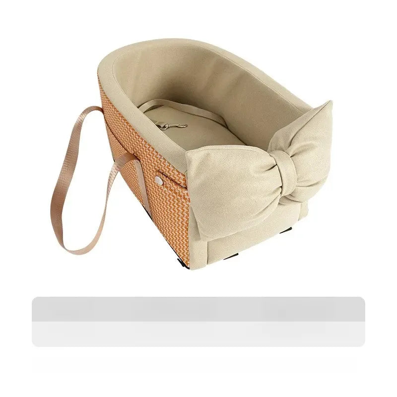 Small Pet Car Seat Bed for Dogs and Cats