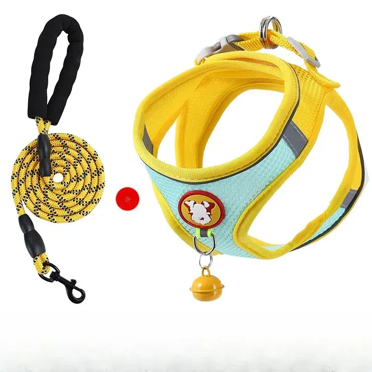 Nylon Vest Harness and Leash for Small Dogs