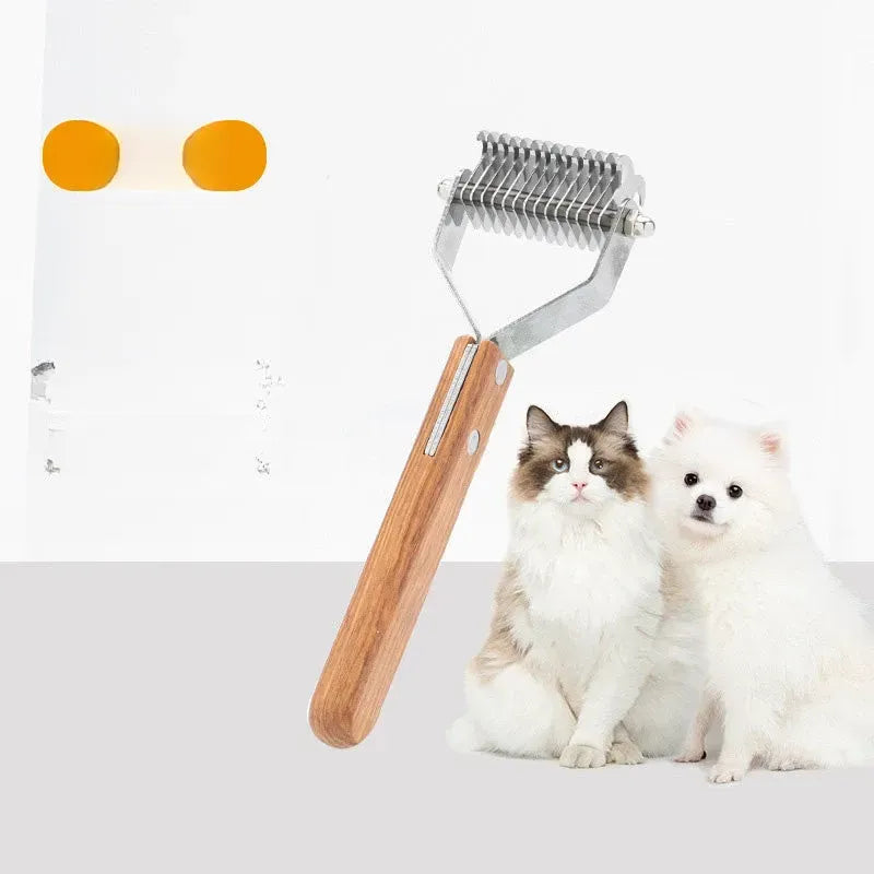 Double-Sided Detangling Comb for Dogs and Cats