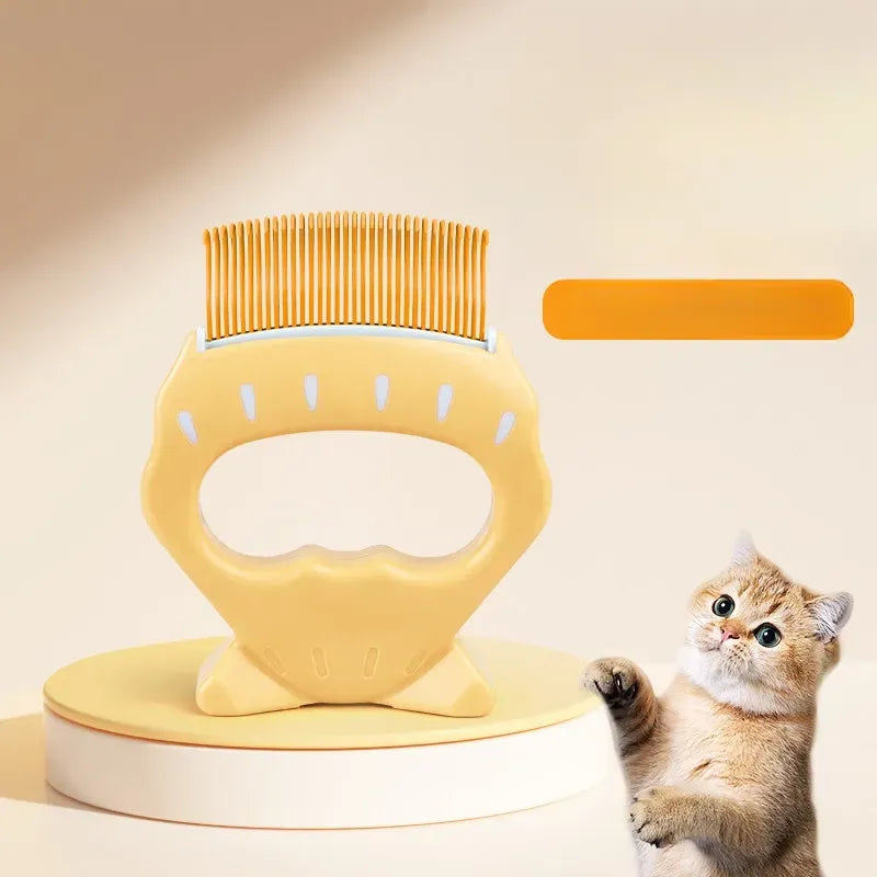 Shell-Shaped Pet Deshedding Comb
