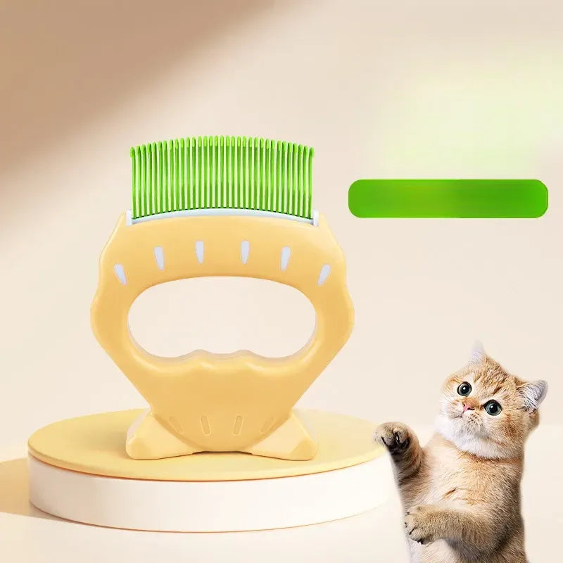 Shell-Shaped Pet Deshedding Comb