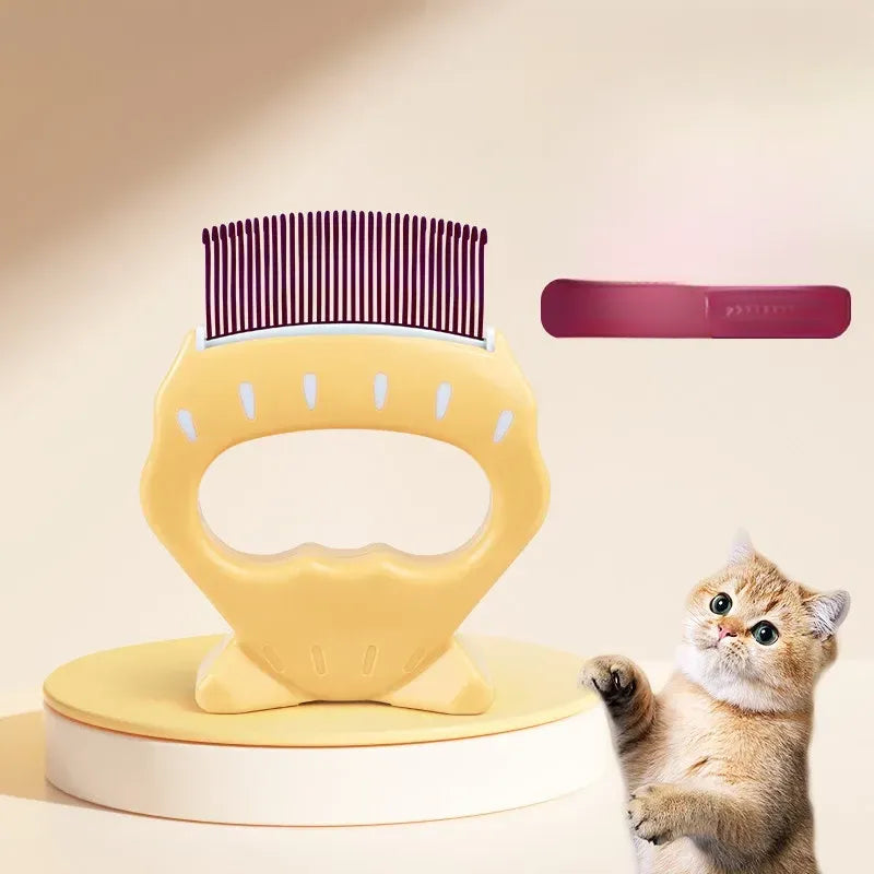 Shell-Shaped Pet Deshedding Comb
