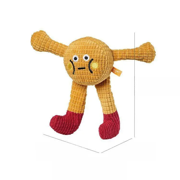 Catnip Squeaky Fleece Pet Toy