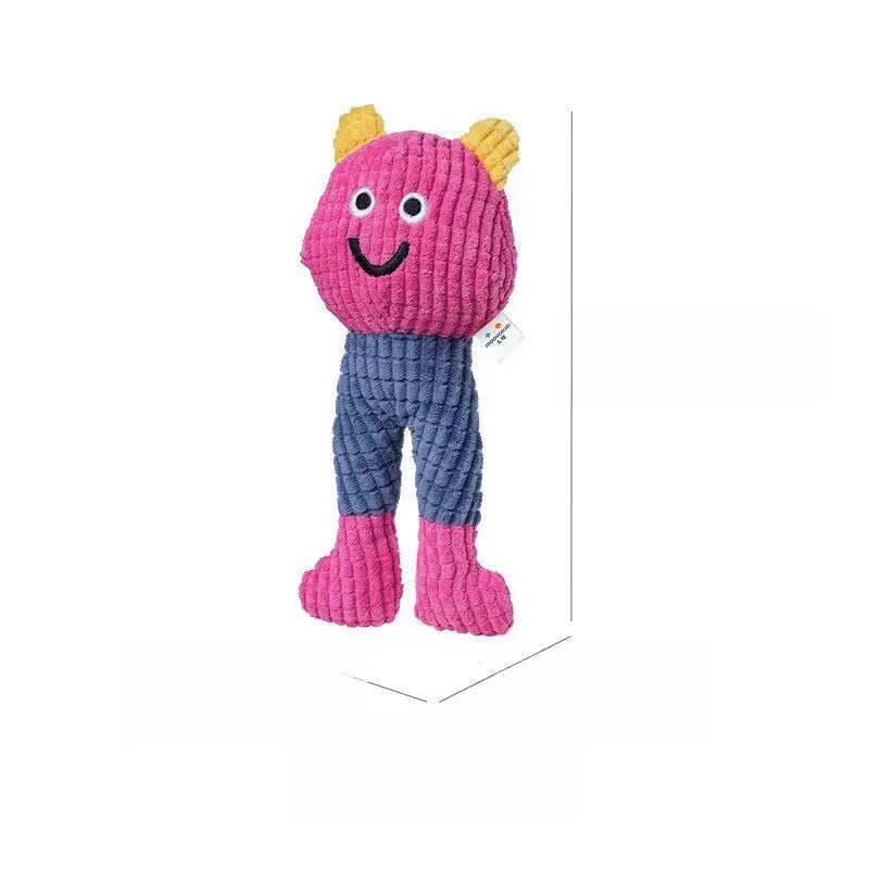 Catnip Squeaky Fleece Pet Toy