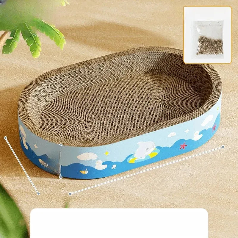 Kraft Paper Cat Scratcher Lounge