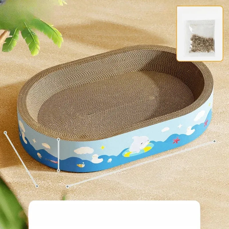 Kraft Paper Cat Scratcher Lounge