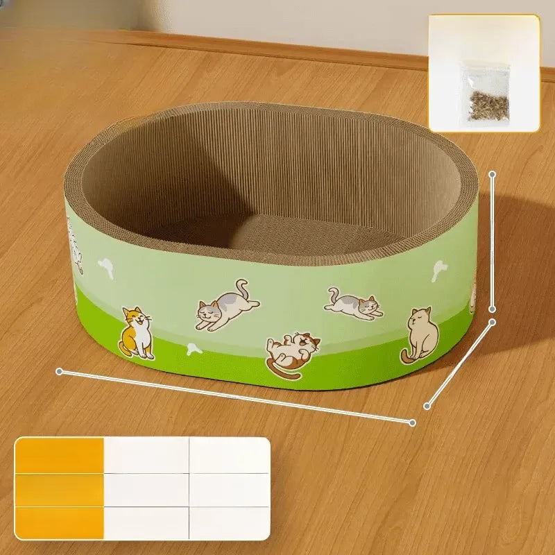 Kraft Paper Cat Scratcher Lounge