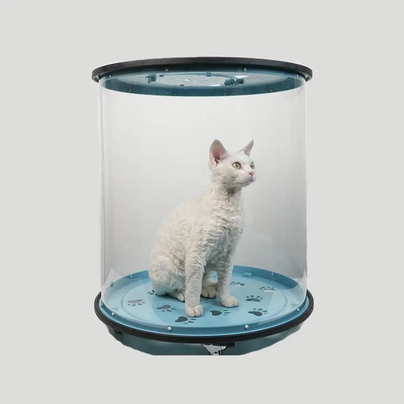 Transparent Rolling Cat Carrier