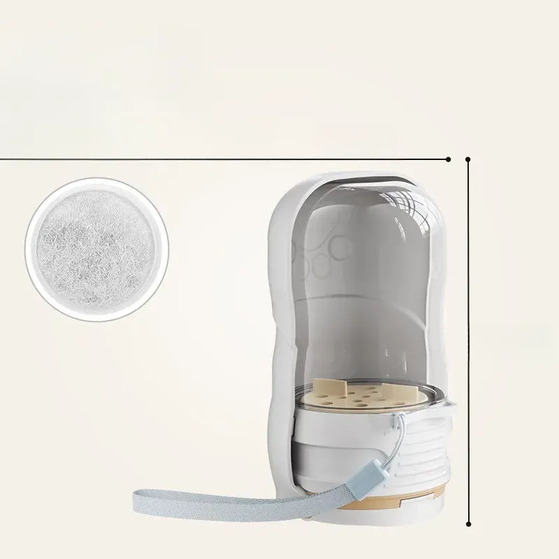 Portable Pet Water Bottle with Foldable Drinking Cup for Dogs & Cats