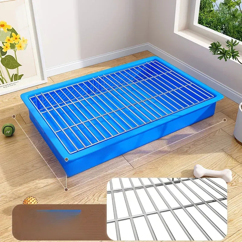 Dog Potty Training Tray with Grate for Small to Large Dogs