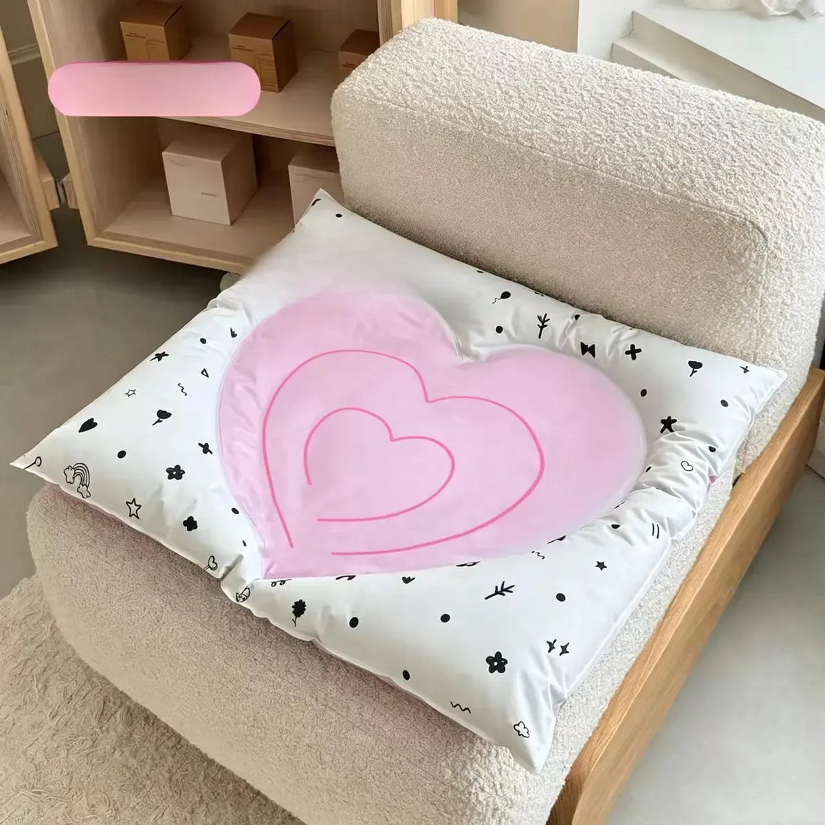 Gel Pet Mat for Small Dogs and Cats – 25.6 x 22 in
