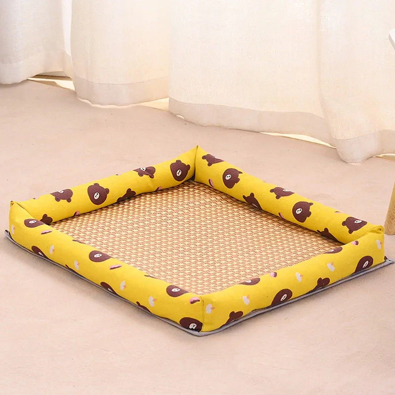 Canvas Pet Bed Mat for Small Dogs and Cats